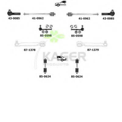 KAGER 801056 Підвіска колеса