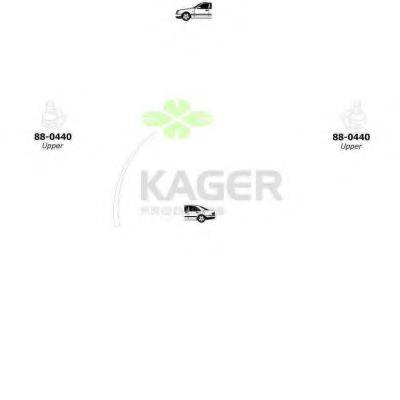 KAGER 801345 Підвіска колеса