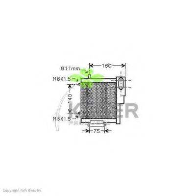 KAGER 313713 масляний радіатор, моторне масло