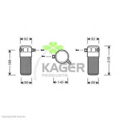 KAGER 945017 Осушувач, кондиціонер