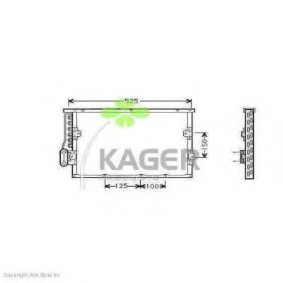 KAGER 945046 Конденсатор, кондиціонер