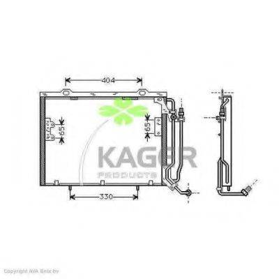 KAGER 945209 Конденсатор, кондиціонер