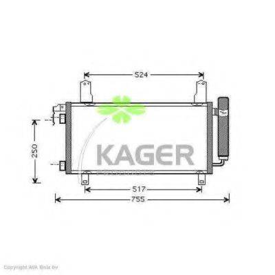 KAGER 945248 Конденсатор, кондиціонер