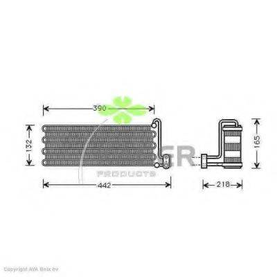 KAGER 945717 Випарник, кондиціонер