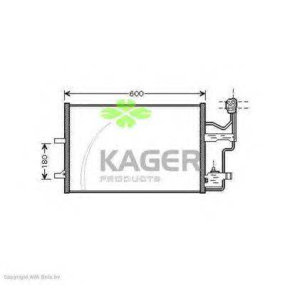 KAGER 946107 Конденсатор, кондиціонер