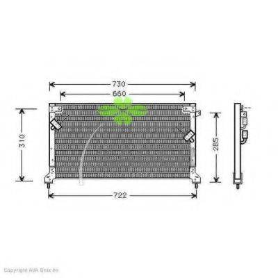 KAGER 946302 Конденсатор, кондиціонер