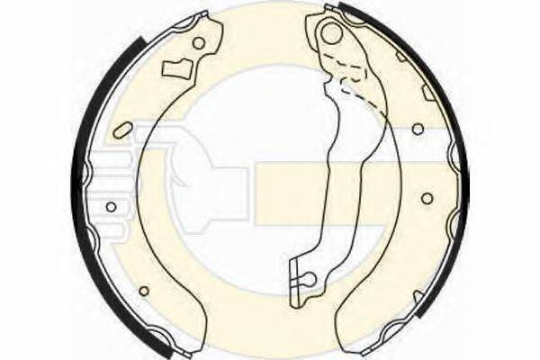 GIRLING 5162551 Комплект гальмівних колодок