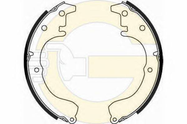 GIRLING 5180469 Комплект гальмівних колодок