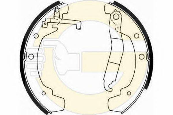 GIRLING 5181509 Комплект гальмівних колодок