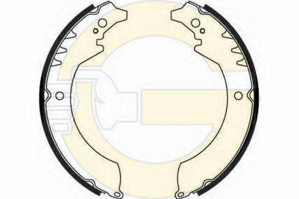 GIRLING 5182519 Комплект гальмівних колодок