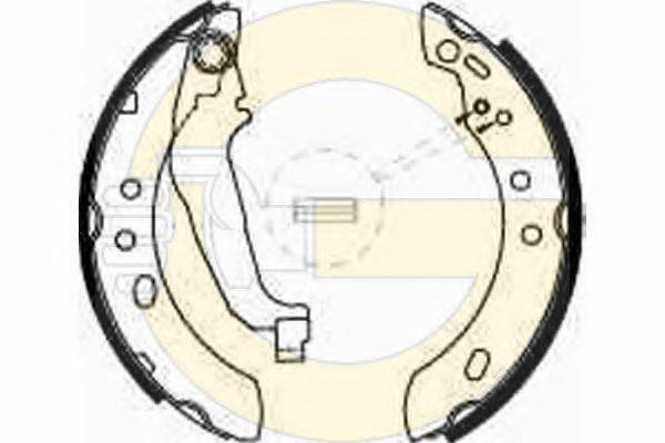 GIRLING 5185271 Комплект гальмівних колодок