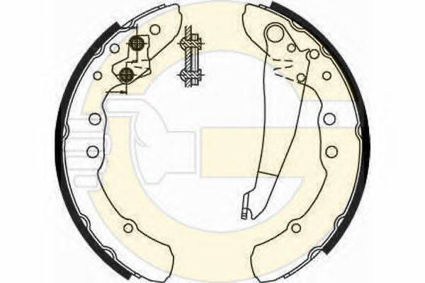 GIRLING 5185449 Комплект гальмівних колодок