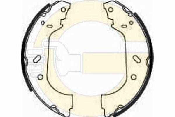 GIRLING 5185633 Комплект гальмівних колодок