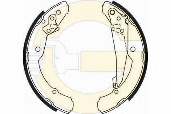 GIRLING 5186392 Комплект гальмівних колодок