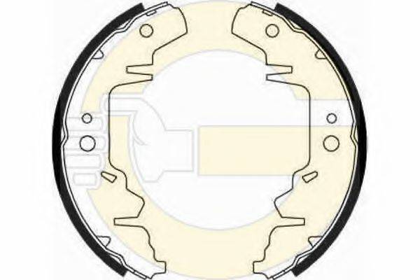 GIRLING 5186439 Комплект гальмівних колодок