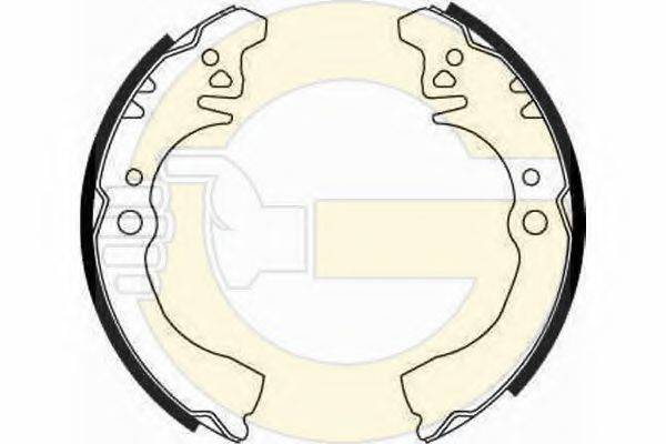 GIRLING 5186489 Комплект гальмівних колодок