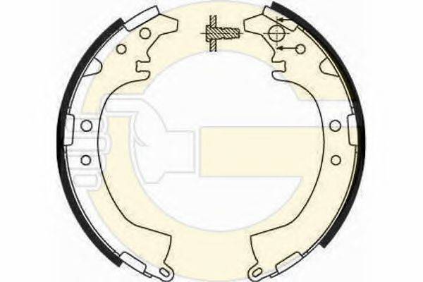 GIRLING 5186499 Комплект гальмівних колодок