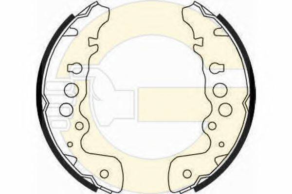 GIRLING 5186709 Комплект гальмівних колодок