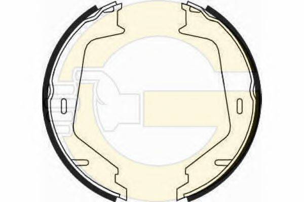 GIRLING 5186741 Комплект гальмівних колодок, стоянкова гальмівна система