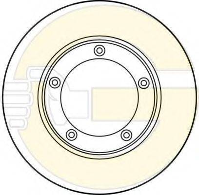 GIRLING 6012093 гальмівний диск