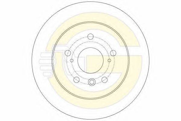 GIRLING 6061764 гальмівний диск