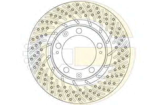 GIRLING 6064665 гальмівний диск