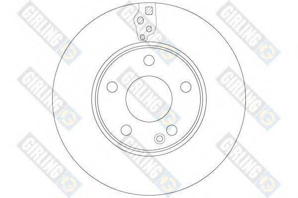 GIRLING 6065481 гальмівний диск