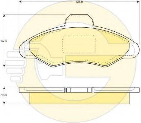 GIRLING 6410283 Комплект гальм, дисковий гальмівний механізм