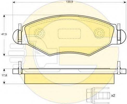 GIRLING 6410884 Комплект гальм, дисковий гальмівний механізм