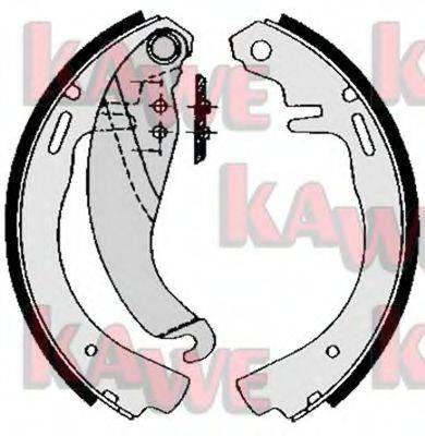 KAWE 02490 Комплект гальмівних колодок