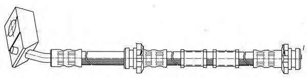 KAWE 510786 Гальмівний шланг