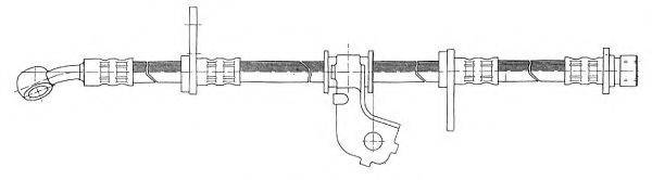 KAWE 511452 Гальмівний шланг