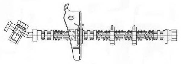 KAWE 511913 Гальмівний шланг