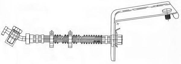 KAWE 511918 Гальмівний шланг