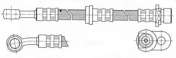 KAWE 511954 Гальмівний шланг