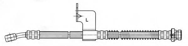 KAWE 512241 Гальмівний шланг