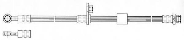 KAWE 512522 Гальмівний шланг