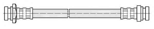 KAWE 512606 Гальмівний шланг