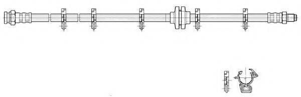 KAWE 516938 Гальмівний шланг