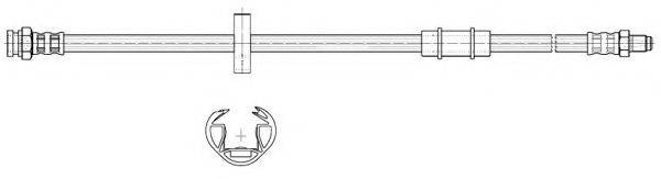 KAWE 517056 Гальмівний шланг