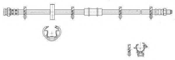 KAWE 517064 Гальмівний шланг