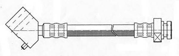 KAWE 510644 Гальмівний шланг