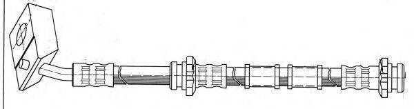 KAWE 510784 Гальмівний шланг