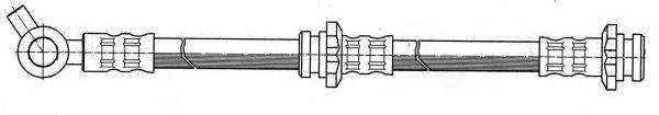 KAWE 510842 Гальмівний шланг