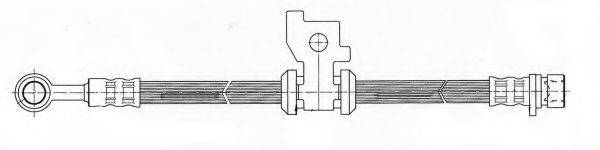 KAWE 511150 Гальмівний шланг