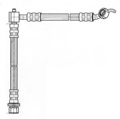 KAWE 512455 Гальмівний шланг