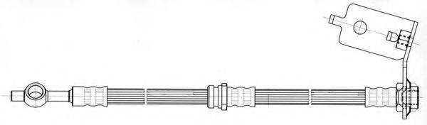 KAWE 512494 Гальмівний шланг