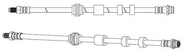 KAWE 512749 Гальмівний шланг