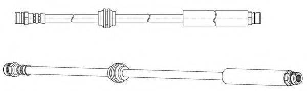 KAWE 512796 Гальмівний шланг