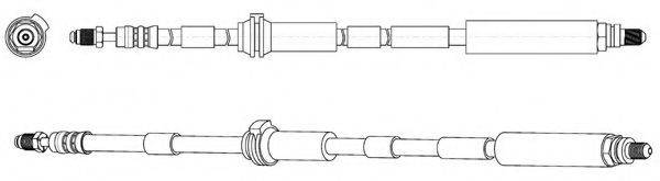 KAWE 512803 Гальмівний шланг